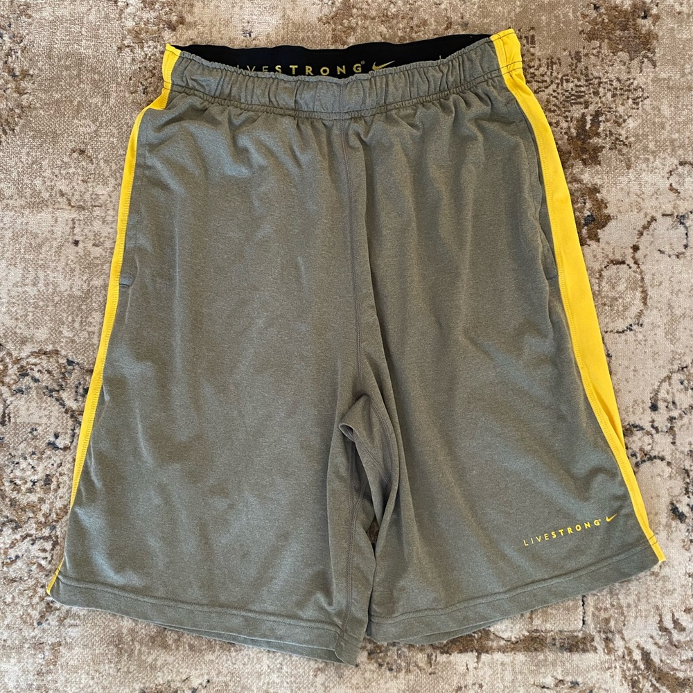 NIKE Livestrong Drawstring Activewear Shorts